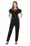 Women's Designer Solid Crepe Jumpsuit